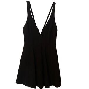 Lulu’s Little Black Skater Dress